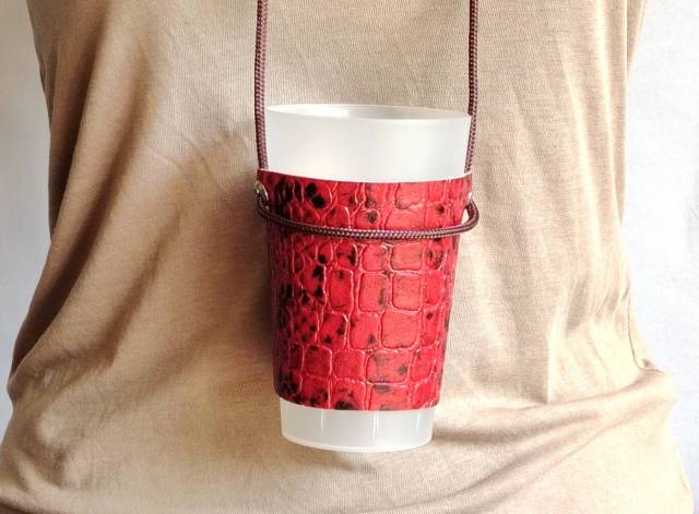 Porte Gobelet Oukil� bordeaux