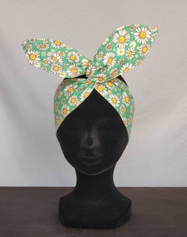 BANDEAU MAGIQUE FLEURI VERT