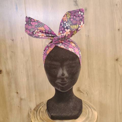 BANDEAU MAGIQUE FLEUR POURPRE