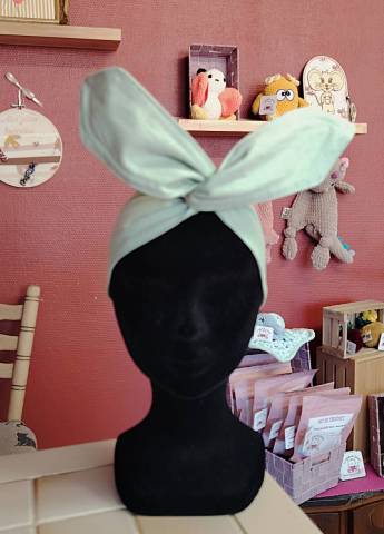 bandeau menthe pour cheveux, bandeau magique
