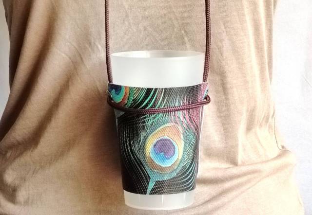 Porte Gobelet Oukil� Paon